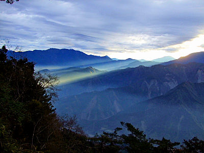 阿里山森林鉄道　祝山駅前展望台　2012/03/03　Photo by Kohyuh