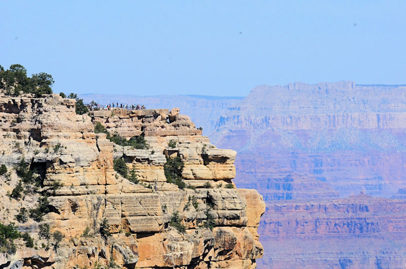 グランドキャニオンの断崖（２景-1）　アリゾナ州　米国　Grand Cayon National Park, America　2013/06/23　Photo by Kohyuh