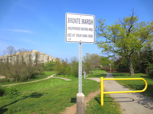 ブロンテ湿地入口　Bronte Marsh, Tolonto, Canada　2013/05/20　photo by Kohyuh