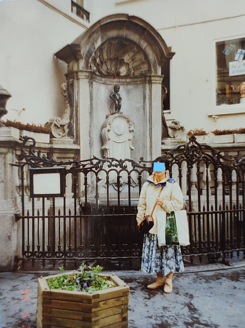 小便小僧　ブリュッセル　ベルギー　Manneken Pis　Brussels Belgium　1995/05/12　Photo by Kohyuh