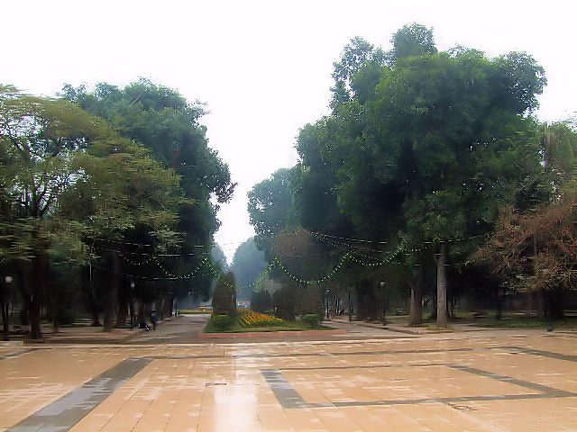 トンニャット（統一）公園正面入口付近　ハノイ　ベトナム　Thong Nhat Park, Ha Noi, Vietnam　2010/01/20　Photo by Kohyuh