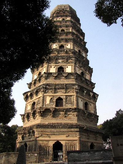 雲巌寺塔　　虎丘　蘇州　Huqiu Pagoda, Tiger Hill, Suzhou　2010/01/08　Photo by Kohyuh