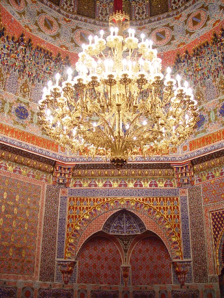 アラブの間のシャンデリア Aranjuez, Spain 2005/04/20 Photo by Kohyuh casa_de_campo