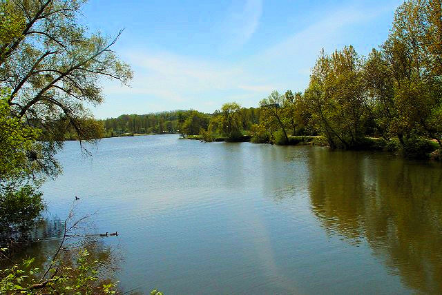 シェール川の風景 cher, France 2004/04/26 Photo by Kohyuh cher